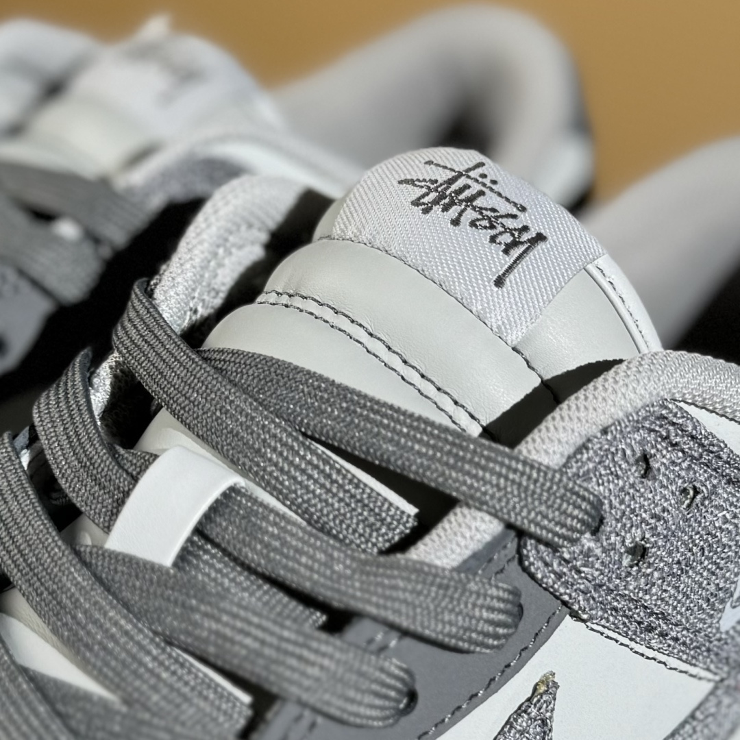 Nike SB Dunk Low x Stussy 黑灰小勾 FX1588-306