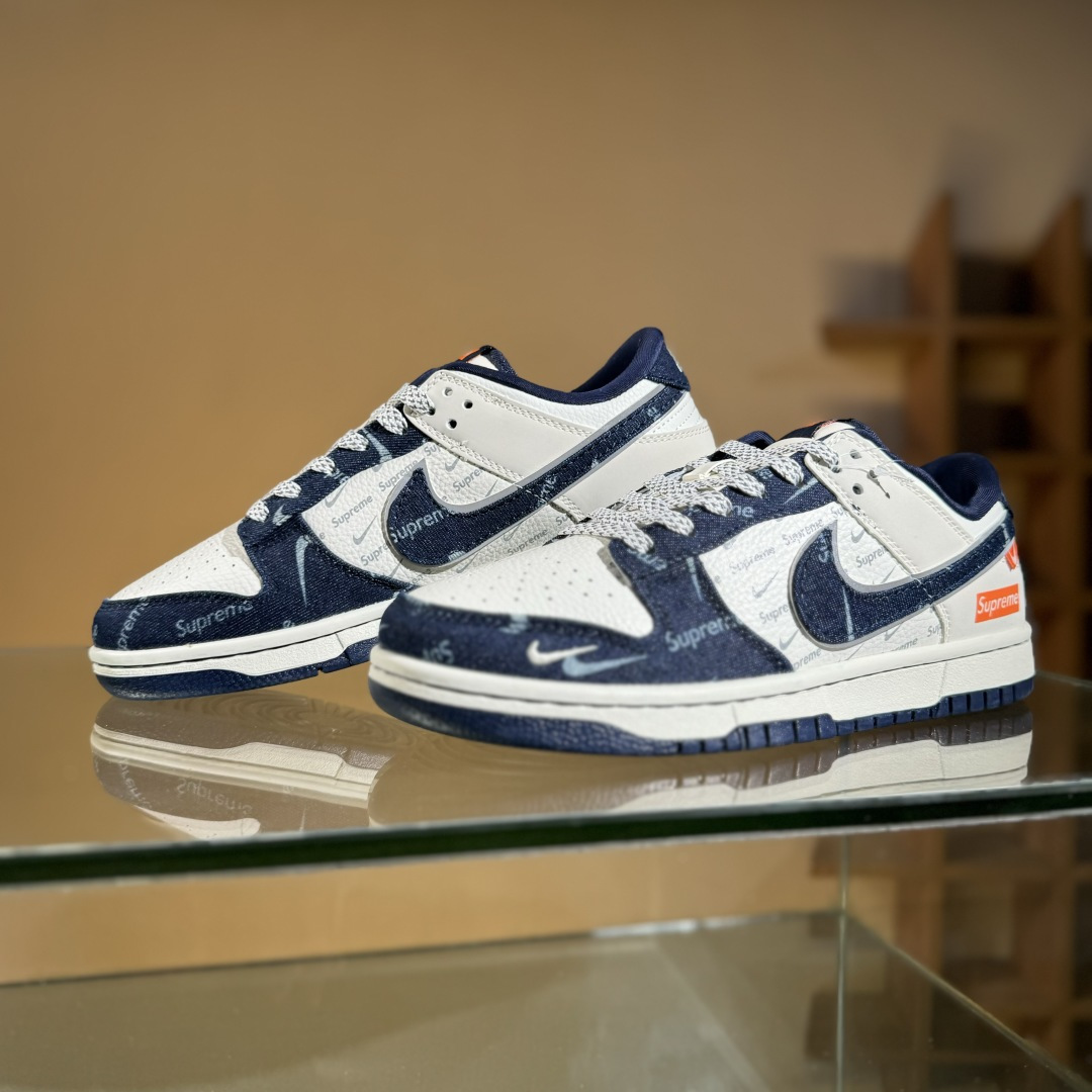 Nike SB Dunk Low Sup联名 深蓝牛仔 周年高端定制 低帮休闲板鞋 SC9207-415