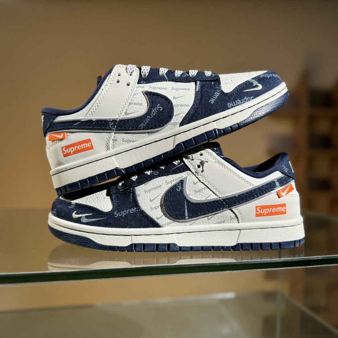 Nike SB Dunk Low Sup联名 深蓝牛仔 周年高端定制 低帮休闲板鞋 SC9207-415