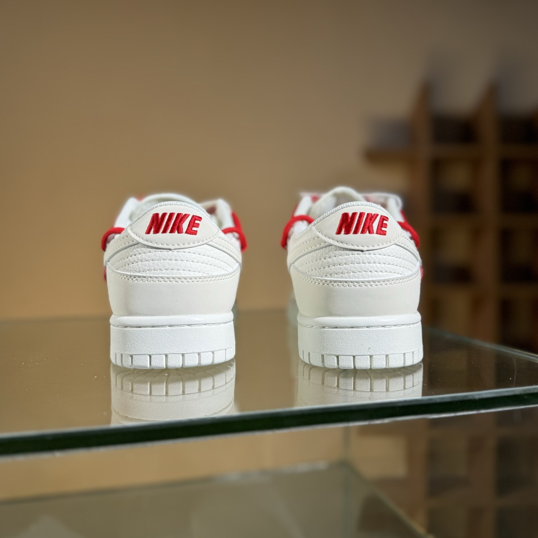 Nike SB Dunk Low Sup联名 白红绑带 周年高端定制 低帮休闲板鞋 DM6868-085