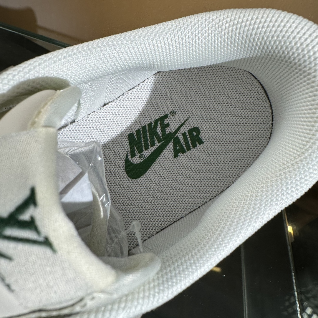 Travis Scott x Fragment Design x Air Jordan 1 Low SP AJ1 乔1 LV联名 灰绿勾 低帮文化休闲板鞋 ZH2598-166