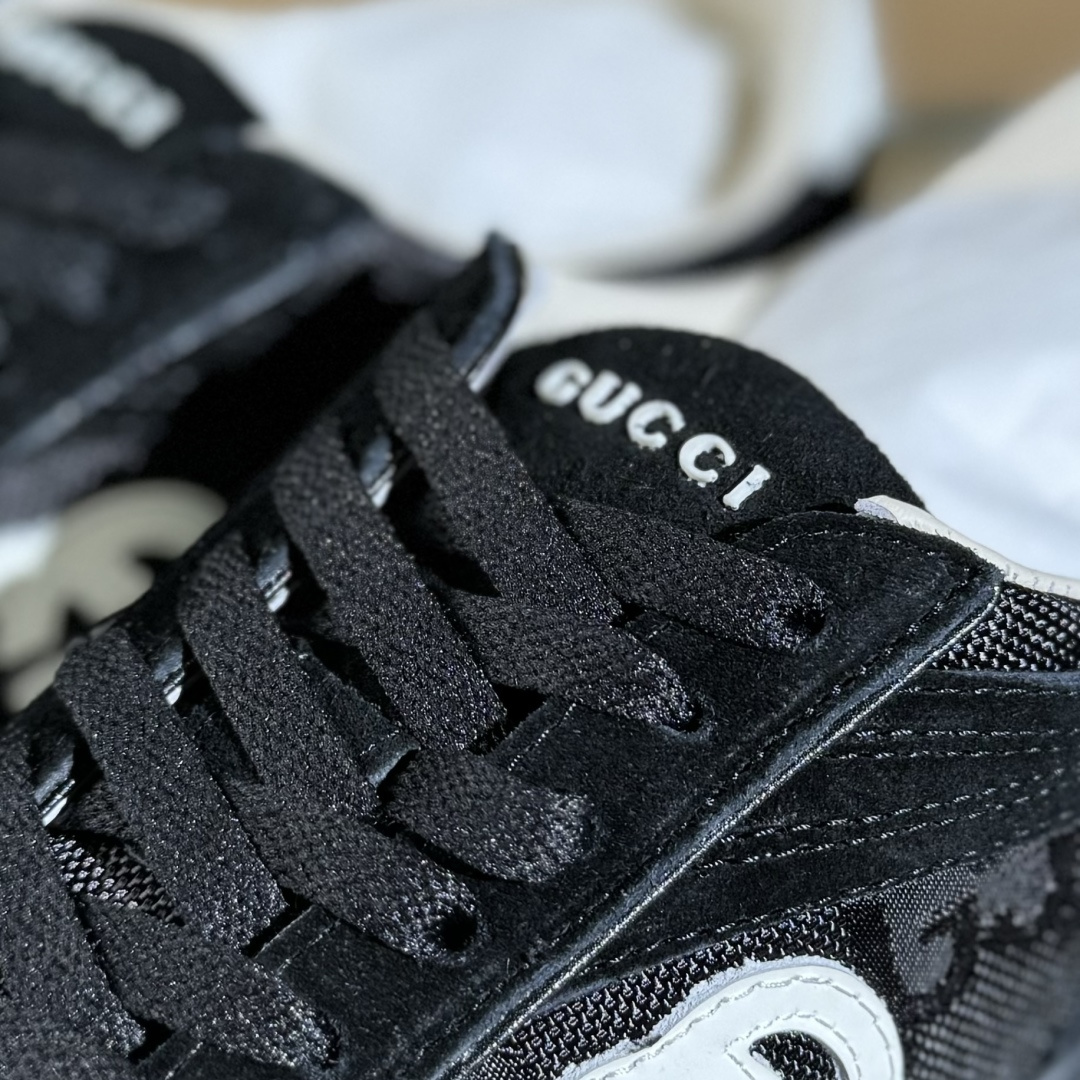 Gucci Interlocking G Suede Sneaker G74系列低帮复古百搭休闲运动板鞋