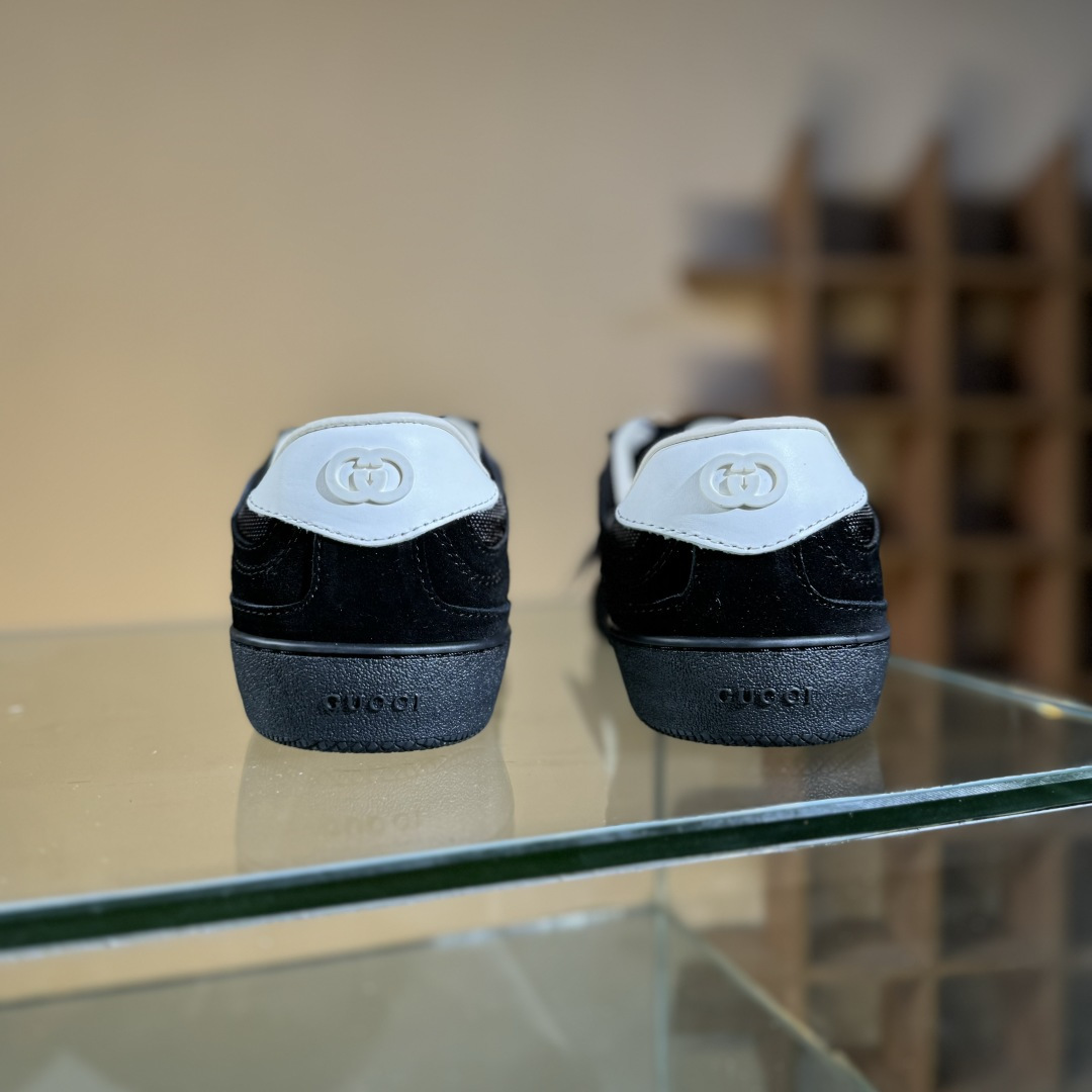Gucci Interlocking G Suede Sneaker G74系列低帮复古百搭休闲运动板鞋
