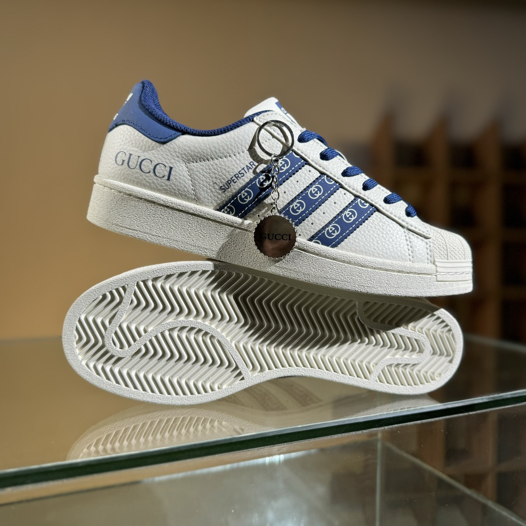 AD Originals Superstar x GUCCI 白蓝 AD8012-High Quatity Cheap Brand wholesale wholesaler seller Clothes Bags handbags Sneakers Top Fashion Clothing Shoes from China Factory Chinese suppliers best Quality Beautiful Price AD Originals Superstar x GUCCI 白蓝 AD8012
