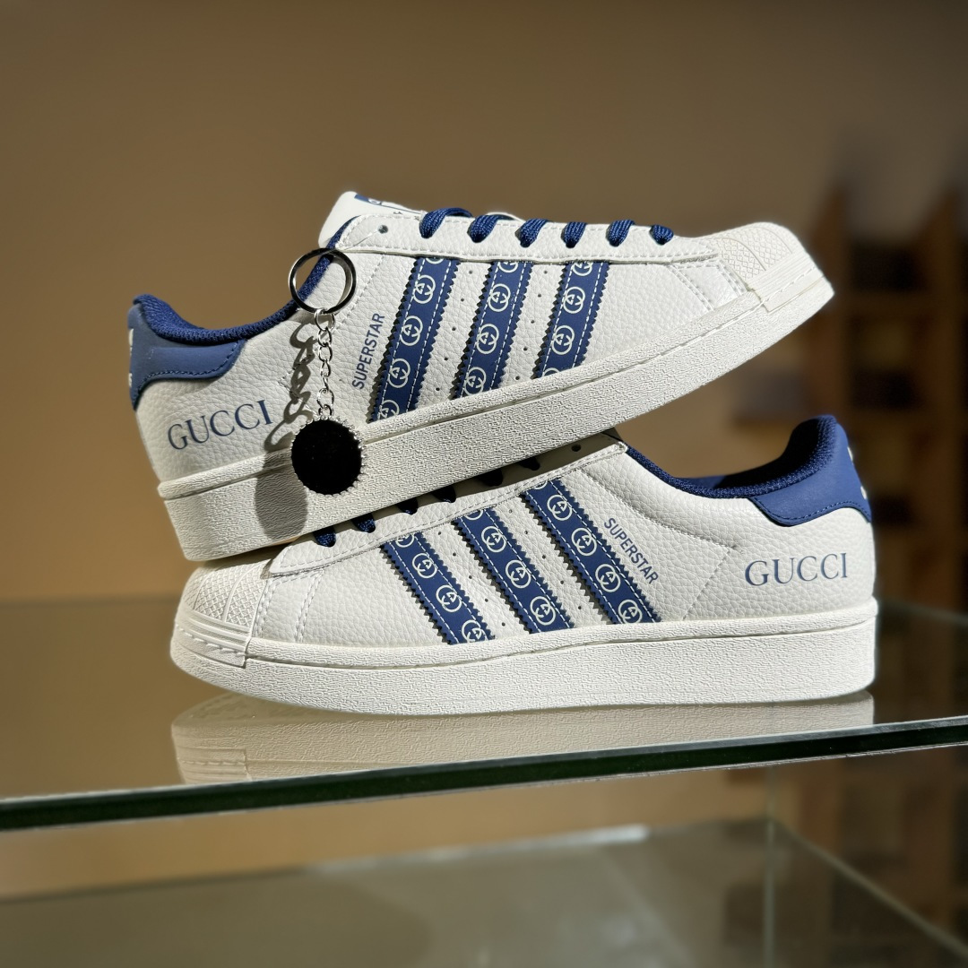 AD Originals Superstar x GUCCI 白蓝 AD8012-High Quatity Cheap Brand wholesale wholesaler seller Clothes Bags handbags Sneakers Top Fashion Clothing Shoes from China Factory Chinese suppliers best Quality Beautiful Price AD Originals Superstar x GUCCI 白蓝 AD8012
