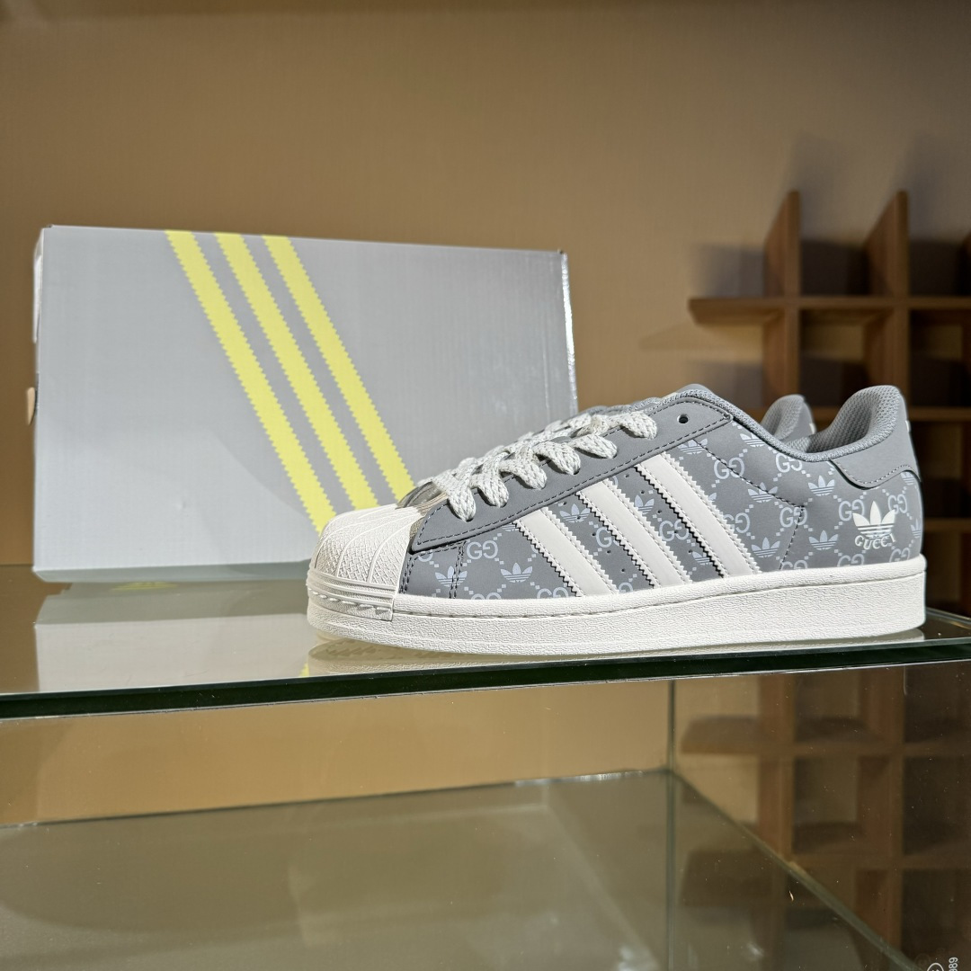 AD Originals Superstar x GUCCI 灰白满天星 SD6818