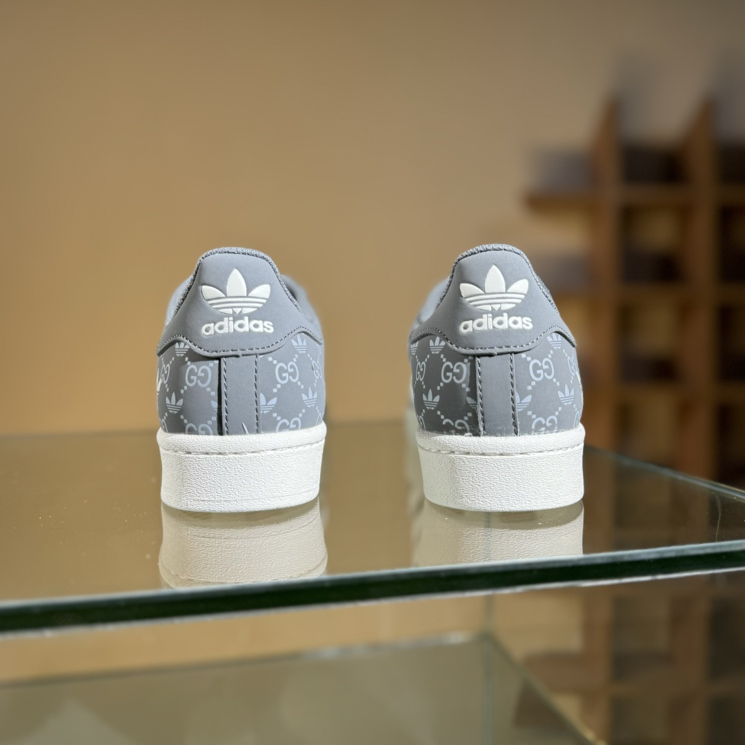 AD Originals Superstar x GUCCI 灰白满天星 SD6818