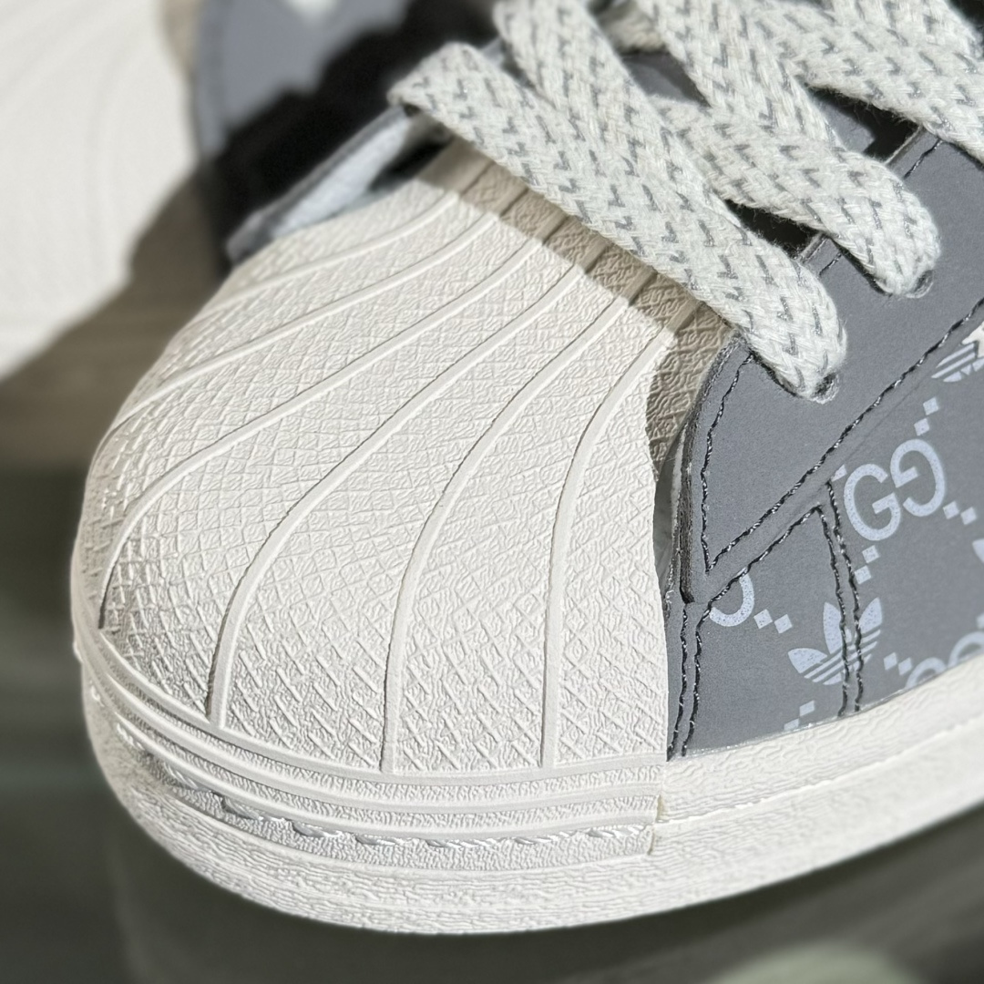 AD Originals Superstar x GUCCI 灰白满天星 SD6818