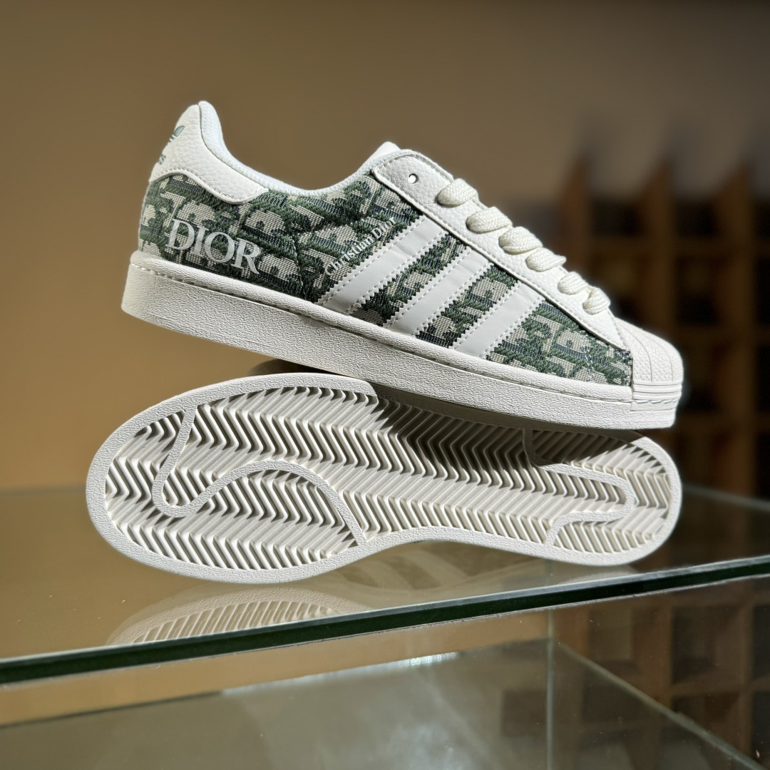 AD Originals Superstar x DIOR 白黑 JY8914