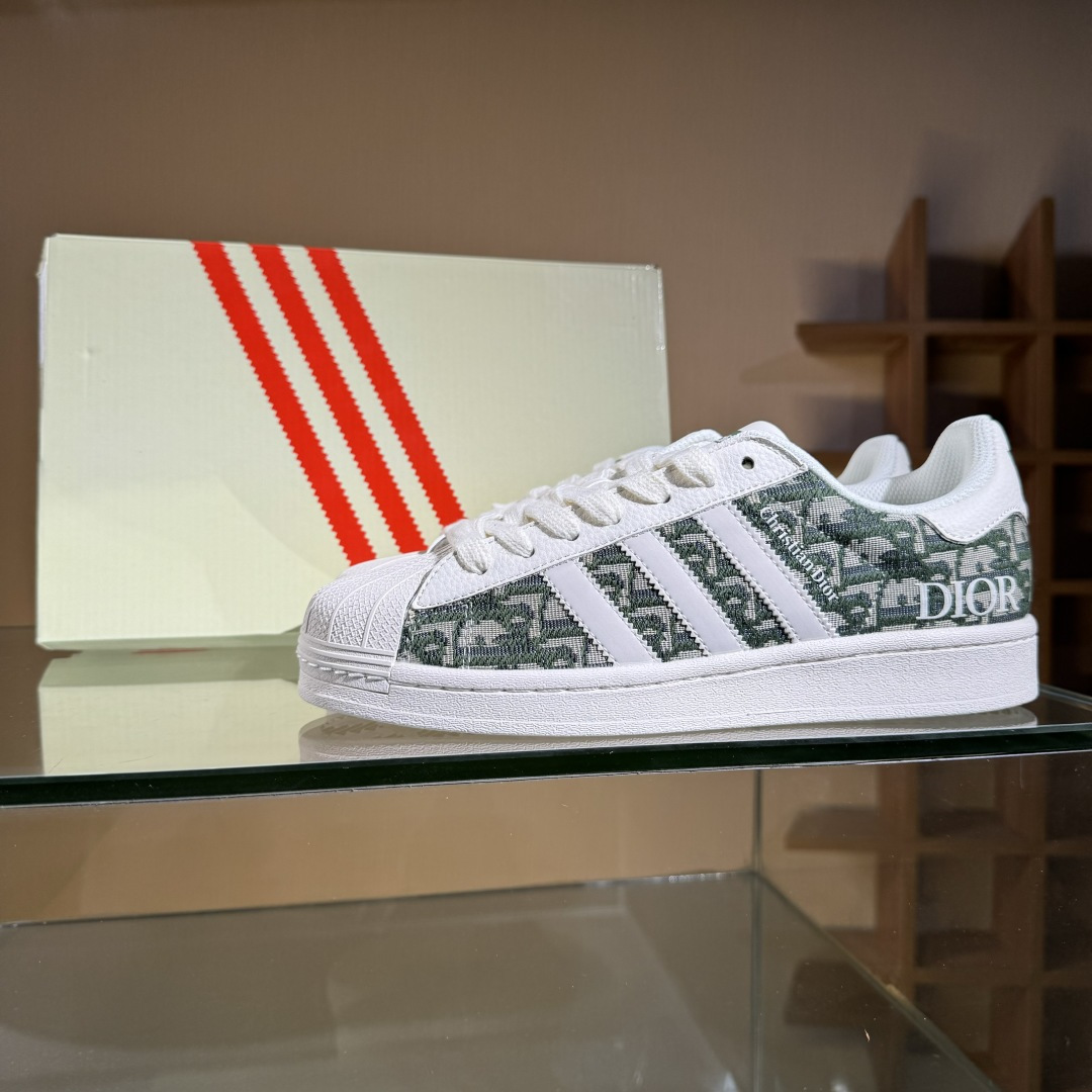 AD Originals Superstar x DIOR 白黑 JY8914
