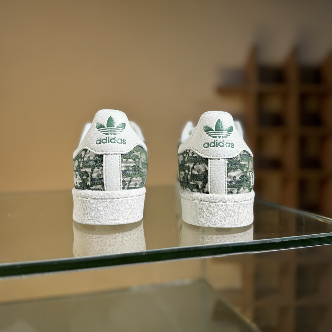 AD Originals Superstar x DIOR 白黑 JY8914