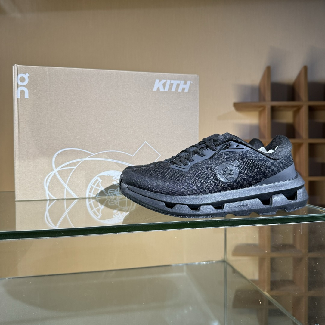 KITH x On昂跑 联名跑鞋黑色