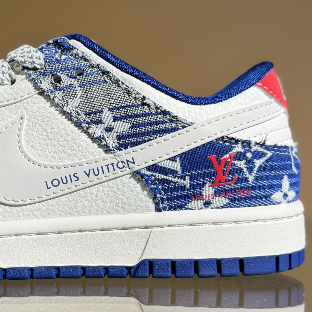 Nike SB Dunk Low 联名 LV牛仔印花 周年高端定制 低帮休闲板鞋 FC1688-234
