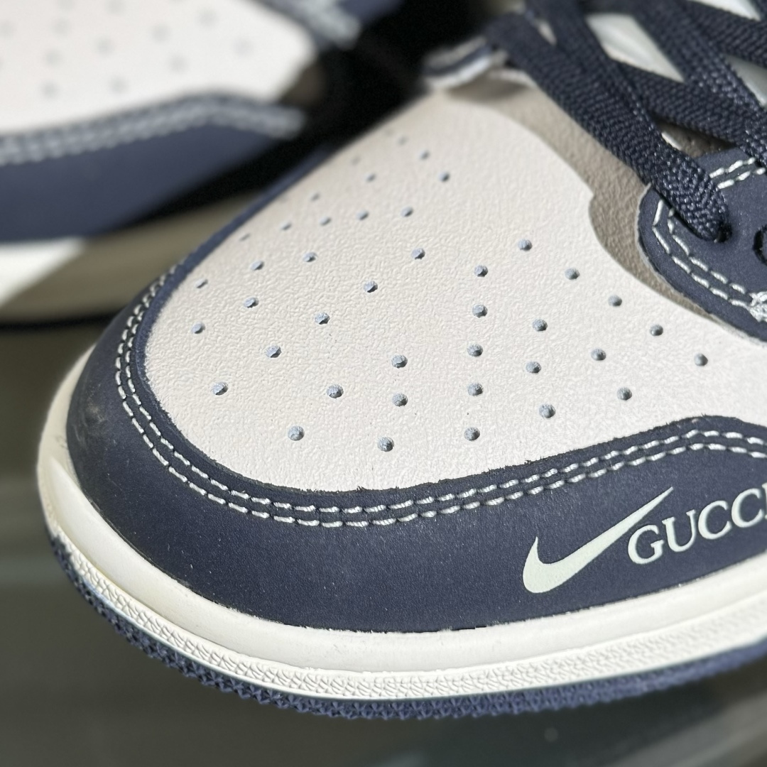 Travis Scott x Fragment Design x Air Jordan 1 Low SP AJ1 乔1 古驰联名 信号黑 低帮文化休闲板鞋 LD2025-027