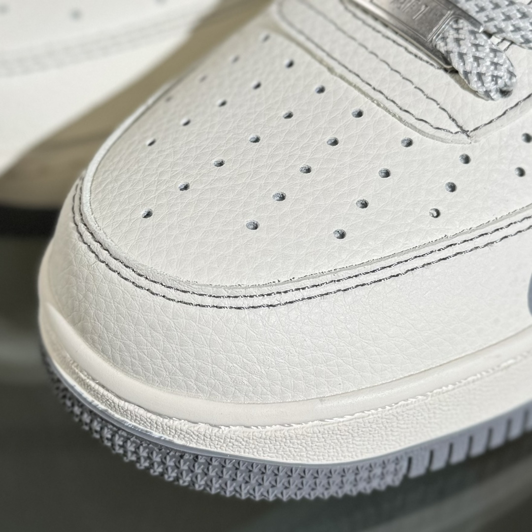 Nike Air Force 1'07 Low LV联名 灰布勾灰底 空军一号低帮休闲板鞋 YX5066-346