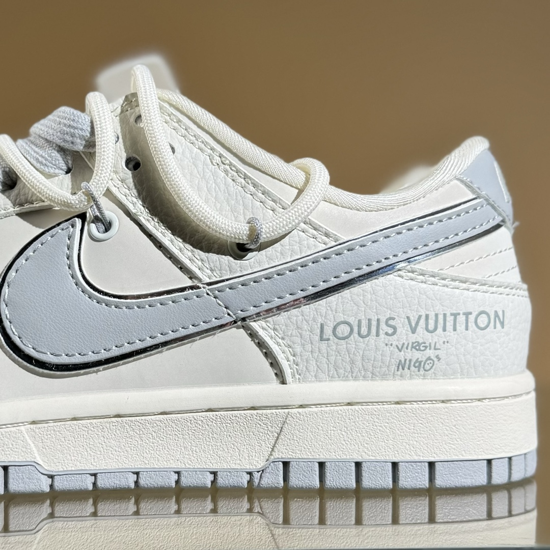 Nike SB Dunk Low LV联名 绑带灰勾 周年高端定制 低帮休闲板鞋 DM6868-092