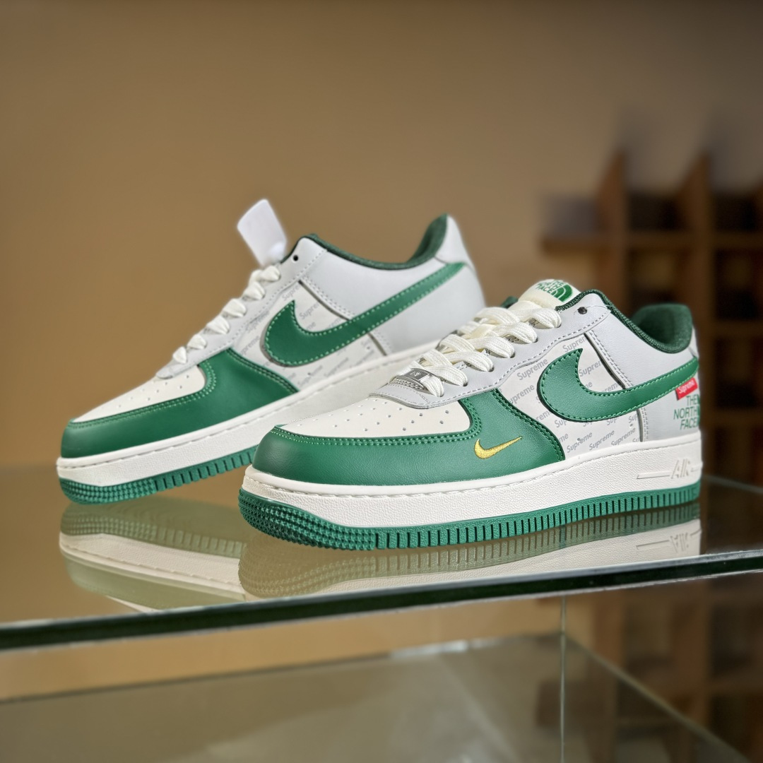 Nike Air Force 1'07 Low 联名款 孔雀绿 空军一号低帮休闲板鞋 ZH2598-321