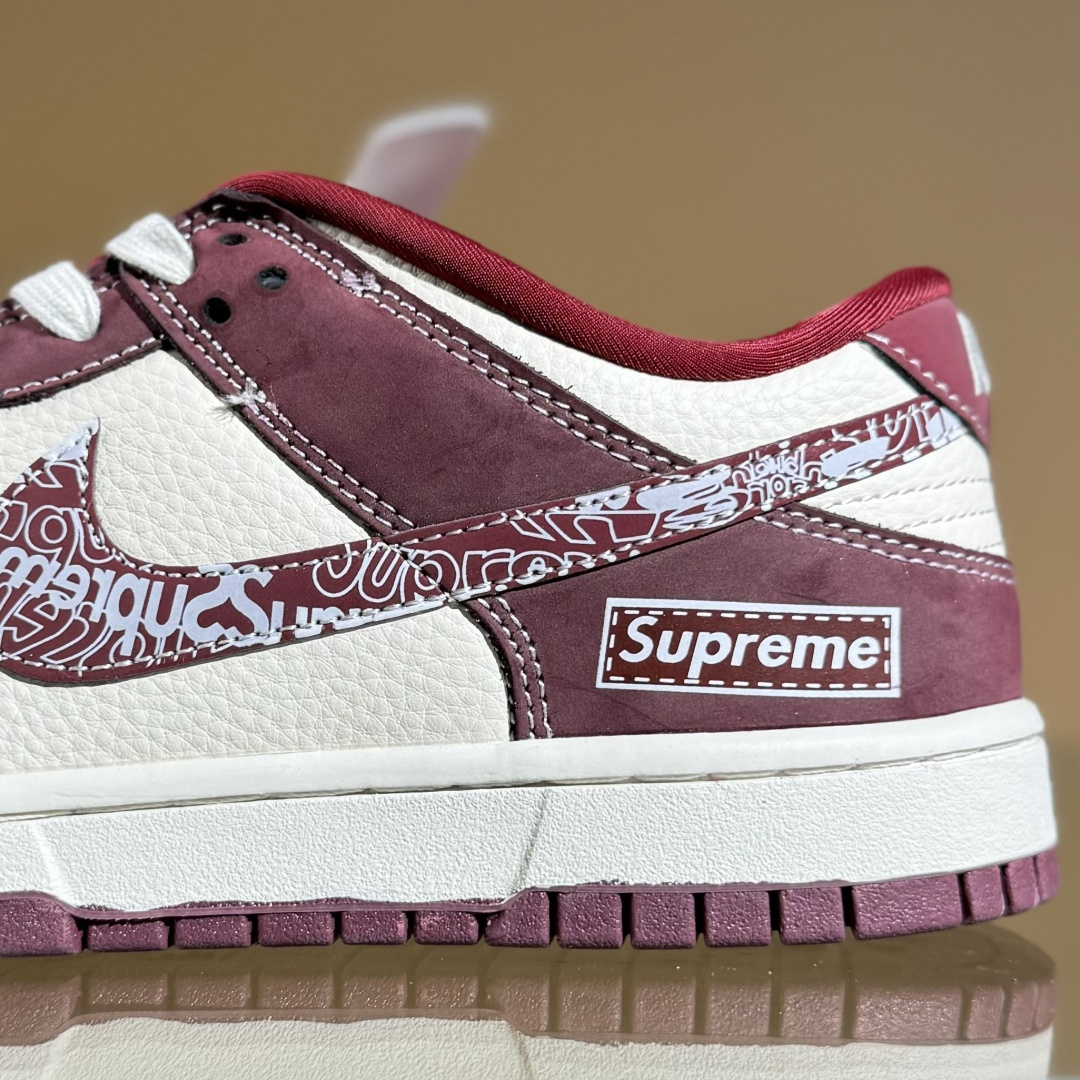 Nike SB Dunk Low Sup联名涂鸦红勾 低帮休闲板鞋 KK1333-047