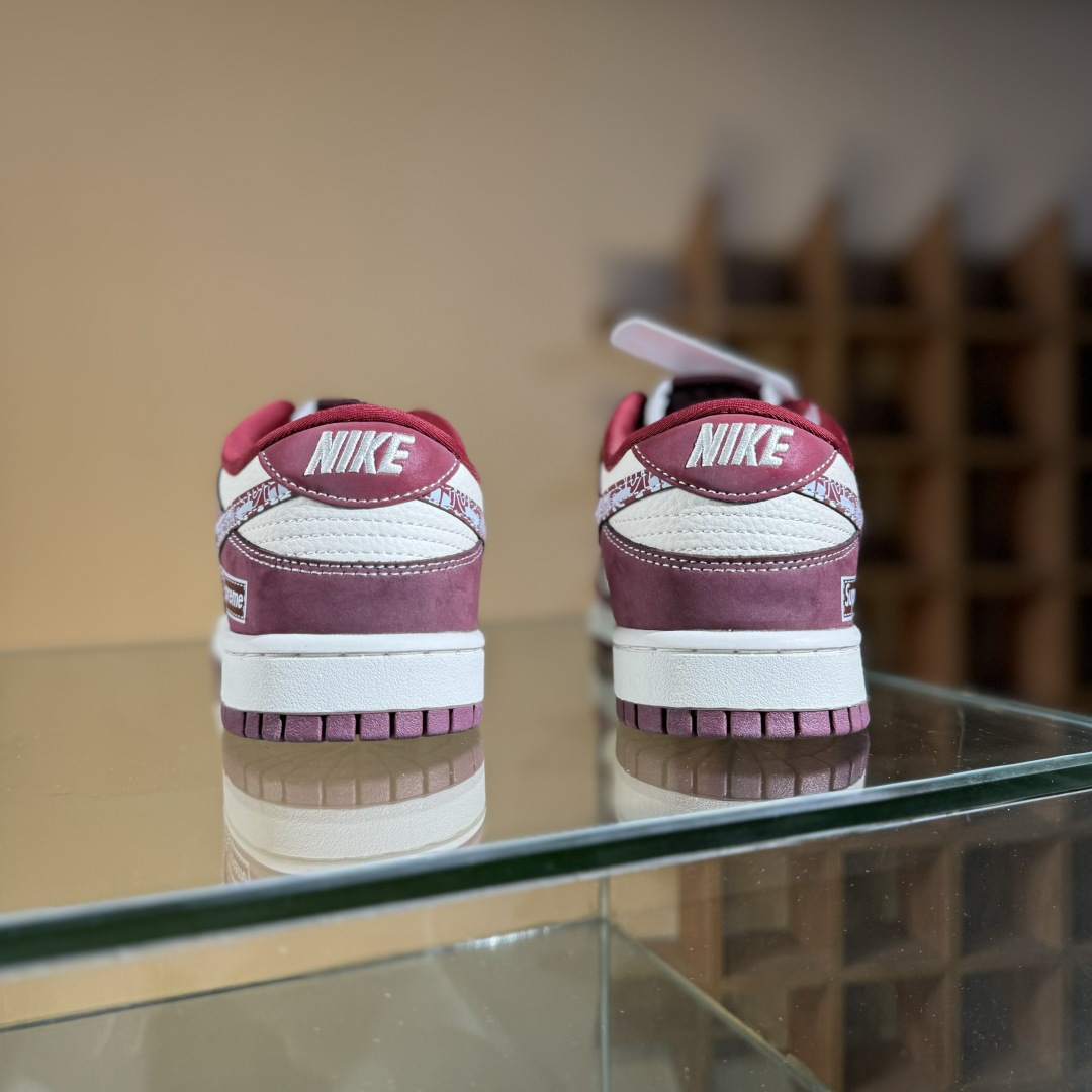 Nike SB Dunk Low Sup联名涂鸦红勾 低帮休闲板鞋 KK1333-047