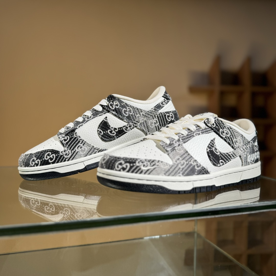 Nike SB Dunk Low 古驰联名 黑灰牛仔 低帮休闲板鞋 SC9207-418