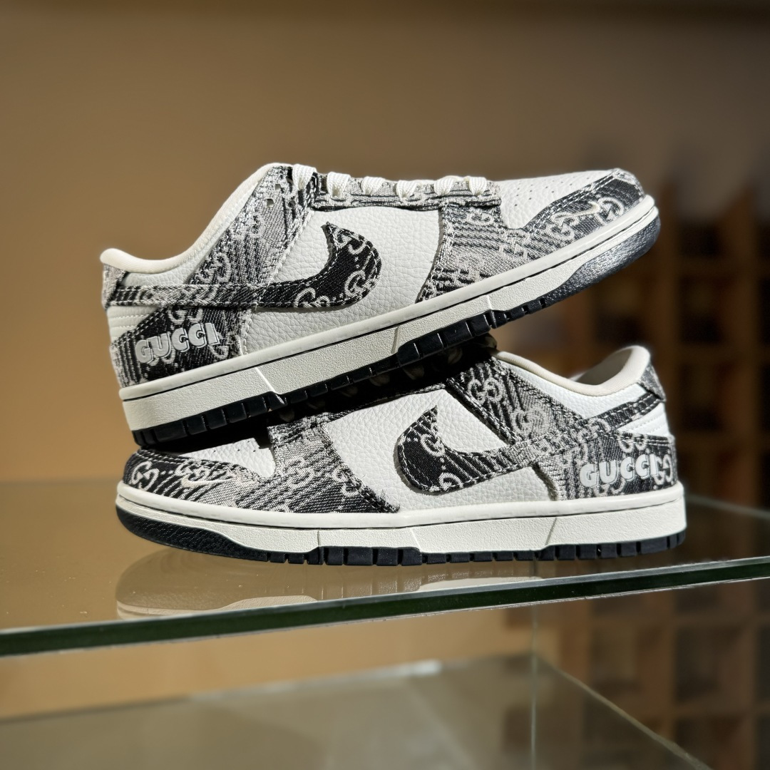 Nike SB Dunk Low 古驰联名 黑灰牛仔 低帮休闲板鞋 SC9207-418