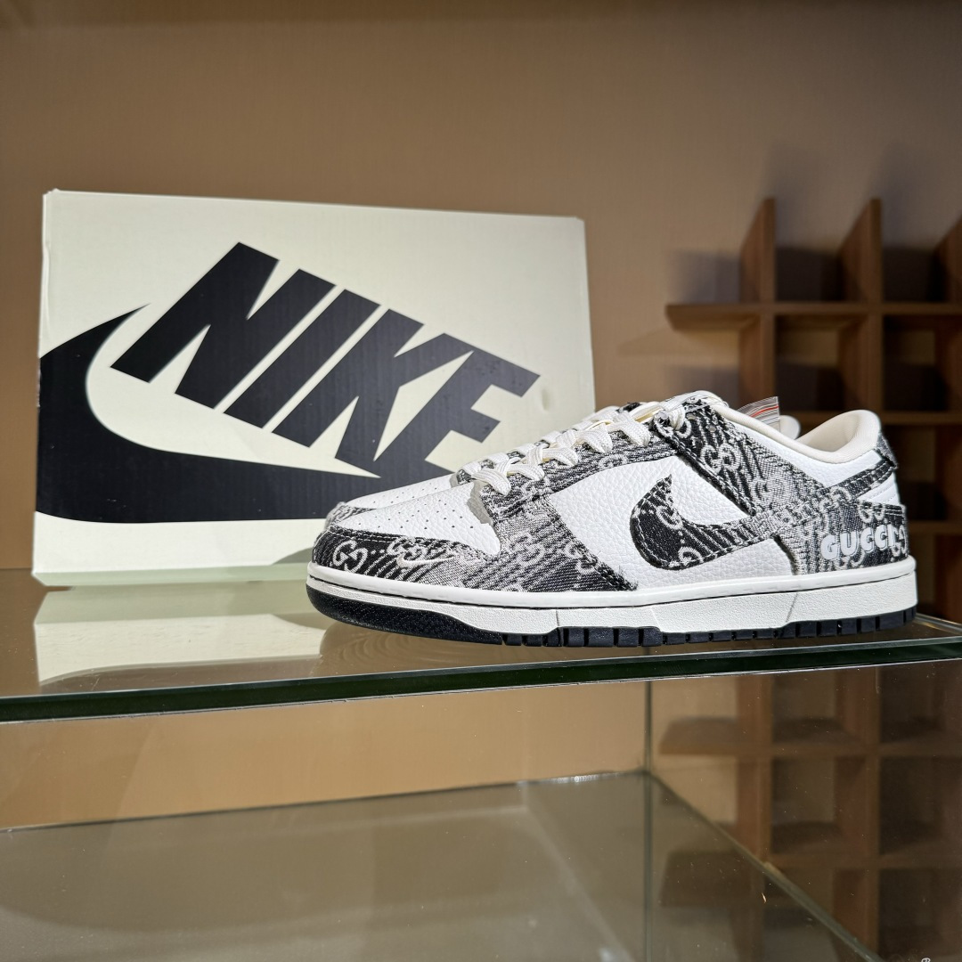 Nike SB Dunk Low 古驰联名 黑灰牛仔 低帮休闲板鞋 SC9207-418