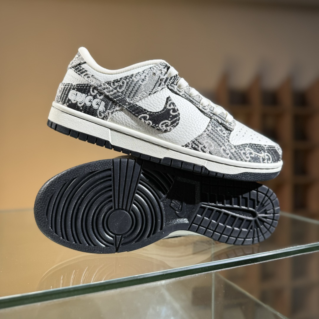 Nike SB Dunk Low 古驰联名 黑灰牛仔 低帮休闲板鞋 SC9207-418