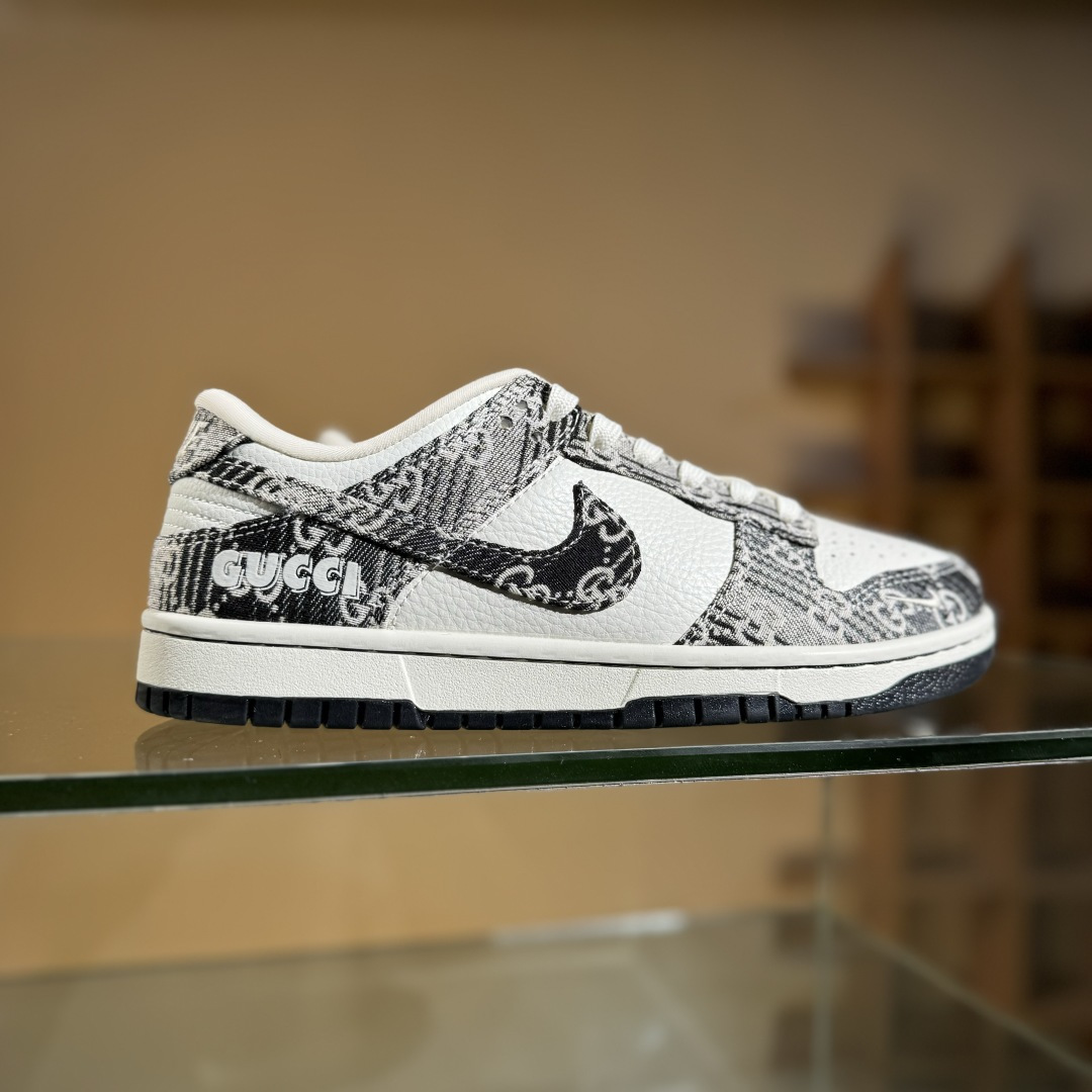 Nike SB Dunk Low 古驰联名 黑灰牛仔 低帮休闲板鞋 SC9207-418