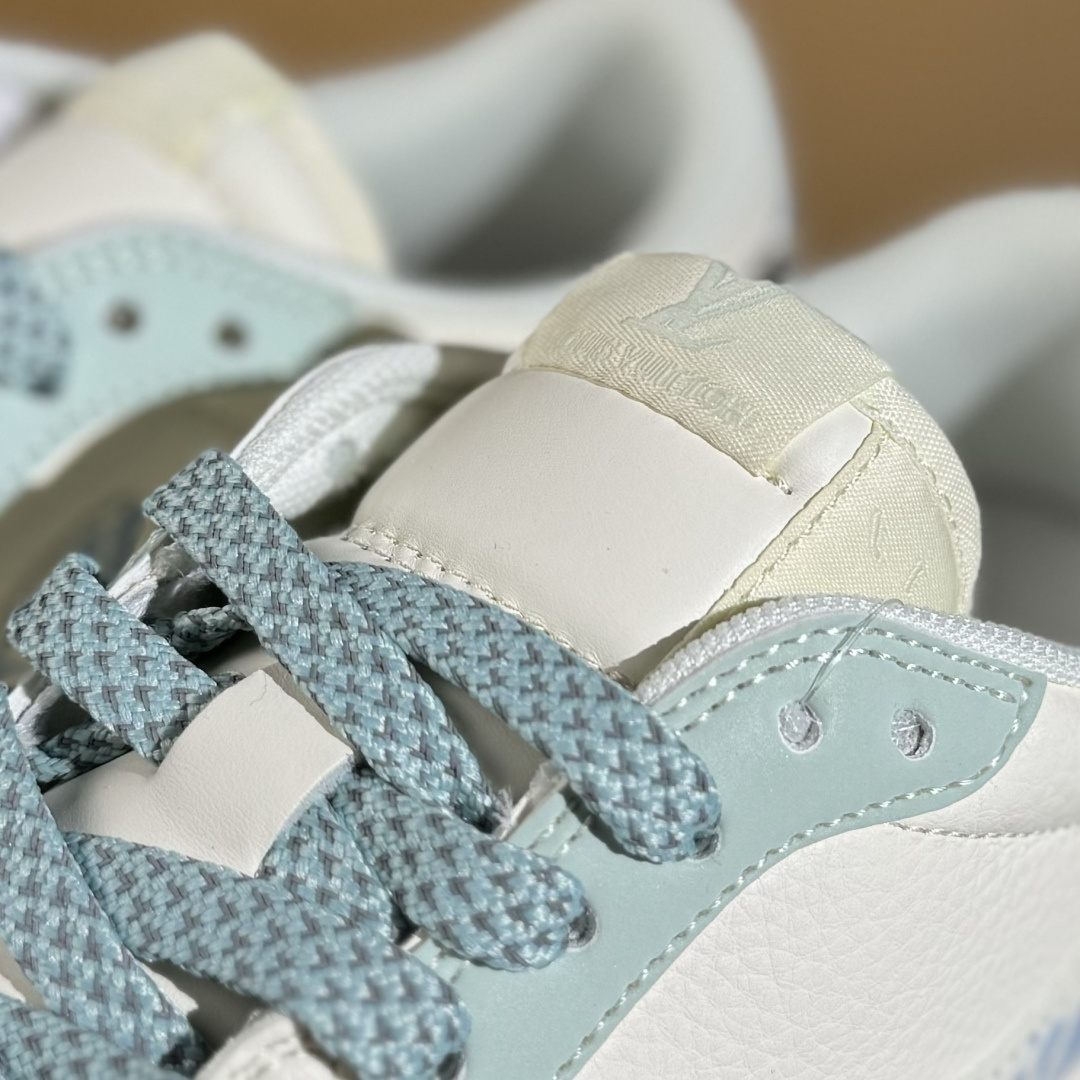 Travis Scott x Fragment Design x Air Jordan 1 Low SP AJ1 乔1 LV联名 烟花浅蓝 低帮文化休闲板鞋 XS7089-613