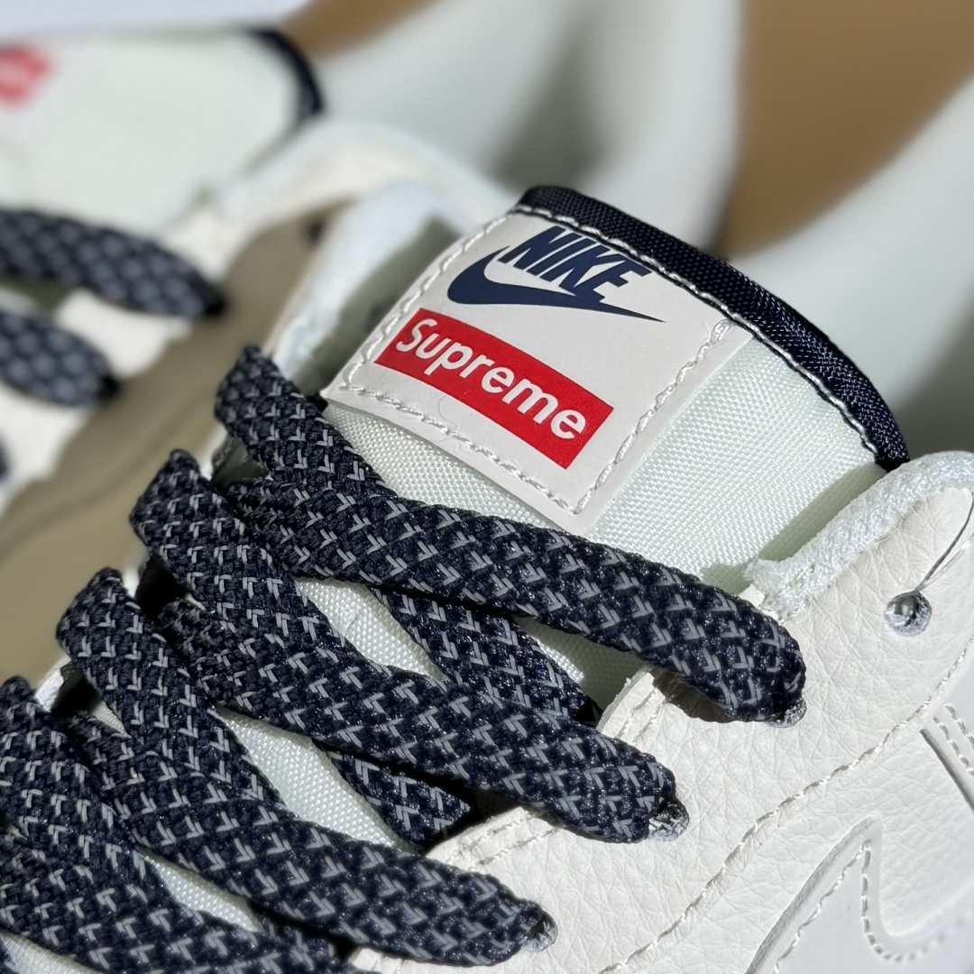 NIke Air Force 1'07 Low Supreme联名 米蓝弹幕 空军一号低帮休闲板鞋 XX3168-203