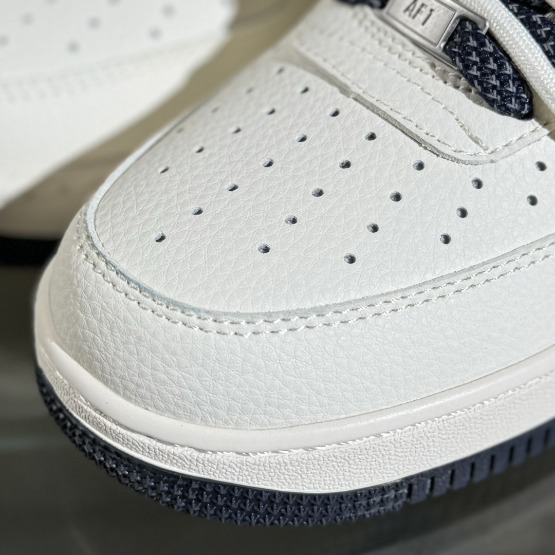 Nike Air Force 1'07 Low LV联名 深蓝底抽绳 空军一号低帮休闲板鞋 DM6868-098