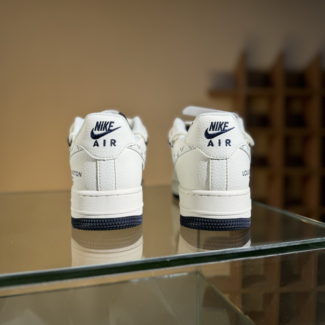 Nike Air Force 1'07 Low LV联名 深蓝底抽绳 空军一号低帮休闲板鞋 DM6868-098