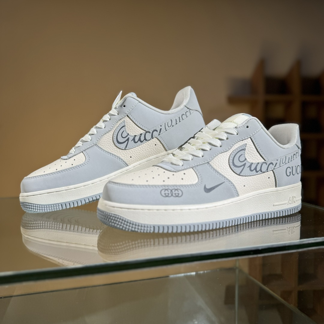 Nike Air Force 1 Low 07 x GUCCI 灰白小钩 DF0188-050
