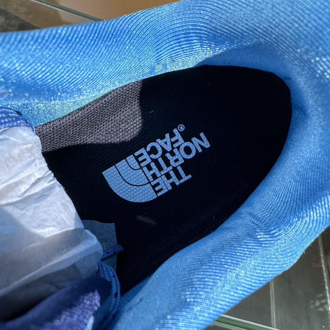 北面The North Face Altamesa 500 蓝色 圆头系带减震耐磨低帮越野徒步鞋