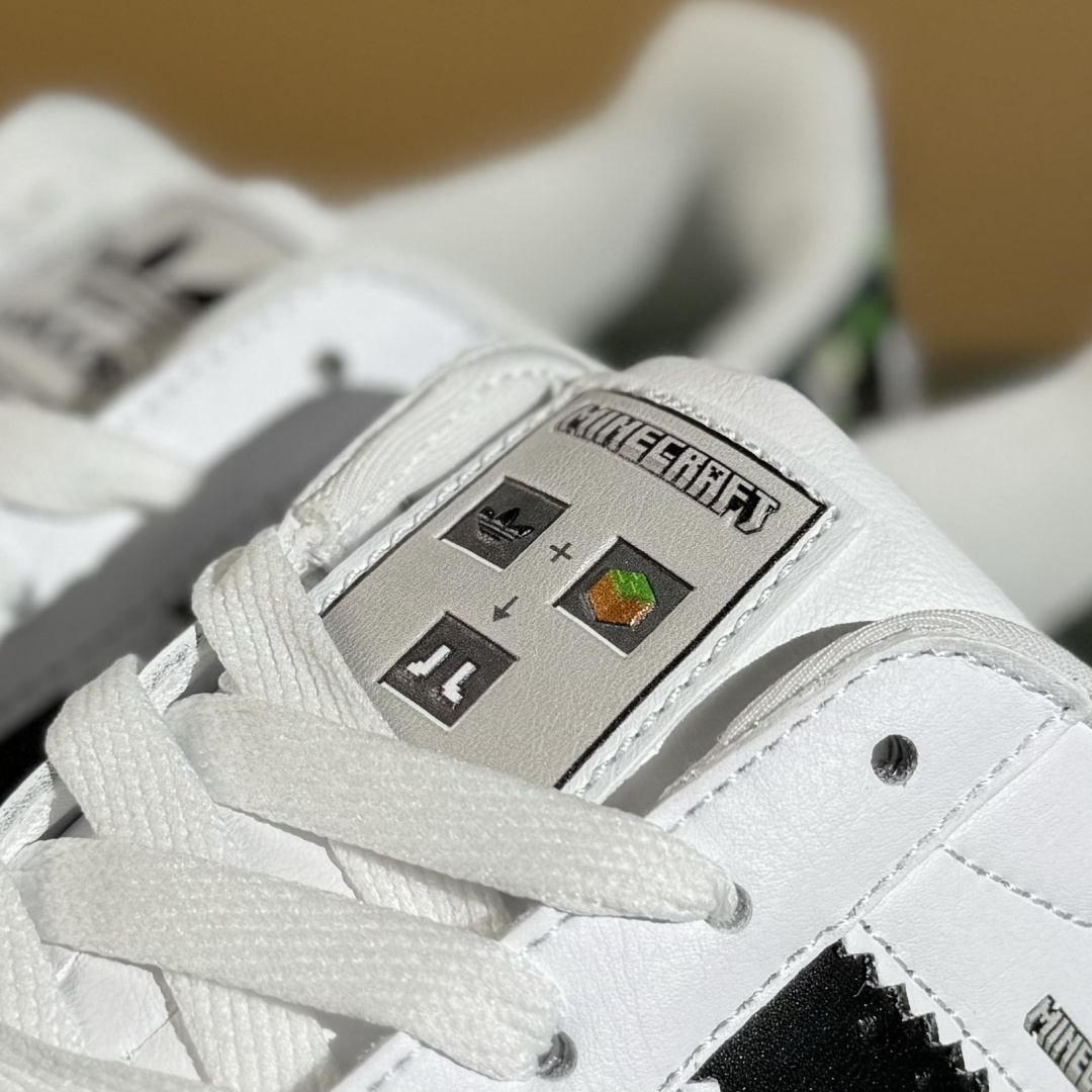 AD Originals Superstar 白黑绿马赛克贝壳头 JQ8749-莆田鞋,莆田鞋货源,高仿鞋,高仿鞋货源,安福档口,莆田高仿鞋,莆田鞋批发,高仿鞋批发,莆田高仿运动鞋,高仿运动鞋,莆田运动鞋 AD Originals Superstar 白黑绿马赛克贝壳头 JQ8749