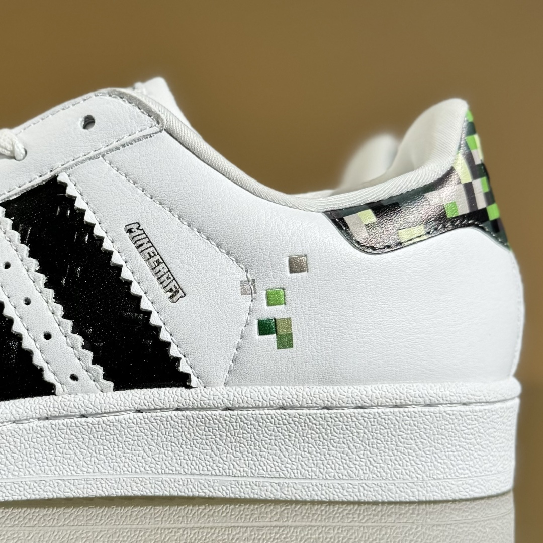 AD Originals Superstar 白黑绿马赛克贝壳头 JQ8749-莆田鞋,莆田鞋货源,高仿鞋,高仿鞋货源,安福档口,莆田高仿鞋,莆田鞋批发,高仿鞋批发,莆田高仿运动鞋,高仿运动鞋,莆田运动鞋 AD Originals Superstar 白黑绿马赛克贝壳头 JQ8749