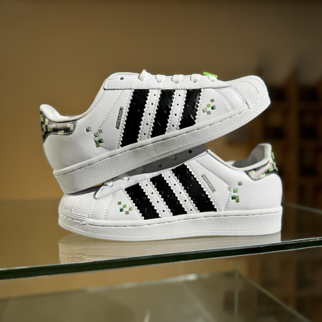 AD Originals Superstar 白黑绿马赛克贝壳头 JQ8749-莆田鞋,莆田鞋货源,高仿鞋,高仿鞋货源,安福档口,莆田高仿鞋,莆田鞋批发,高仿鞋批发,莆田高仿运动鞋,高仿运动鞋,莆田运动鞋 AD Originals Superstar 白黑绿马赛克贝壳头 JQ8749
