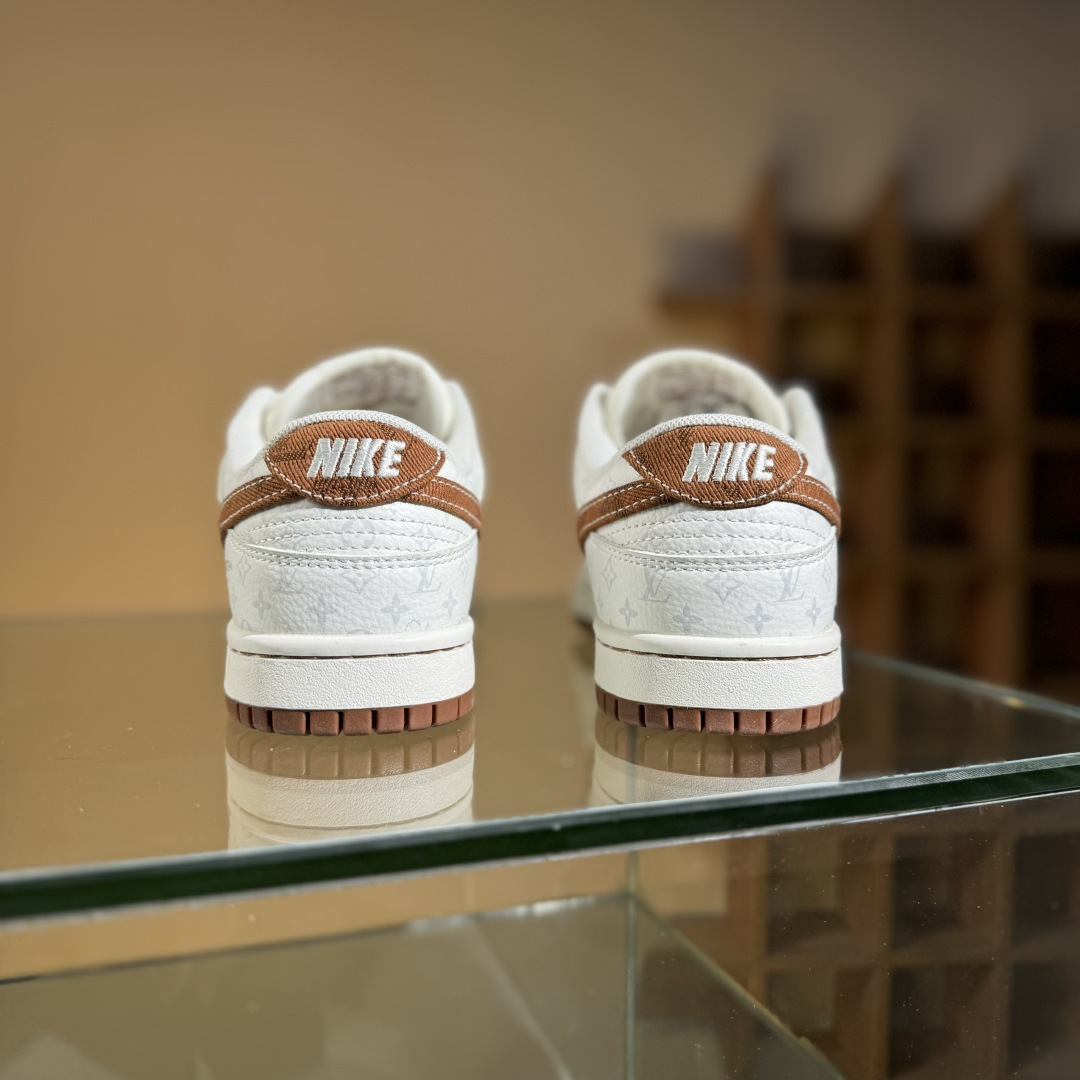 Nike SB Dunk Low LV联名 咖啡牛仔 周年高端定制 低帮休闲板鞋 SC9772-806