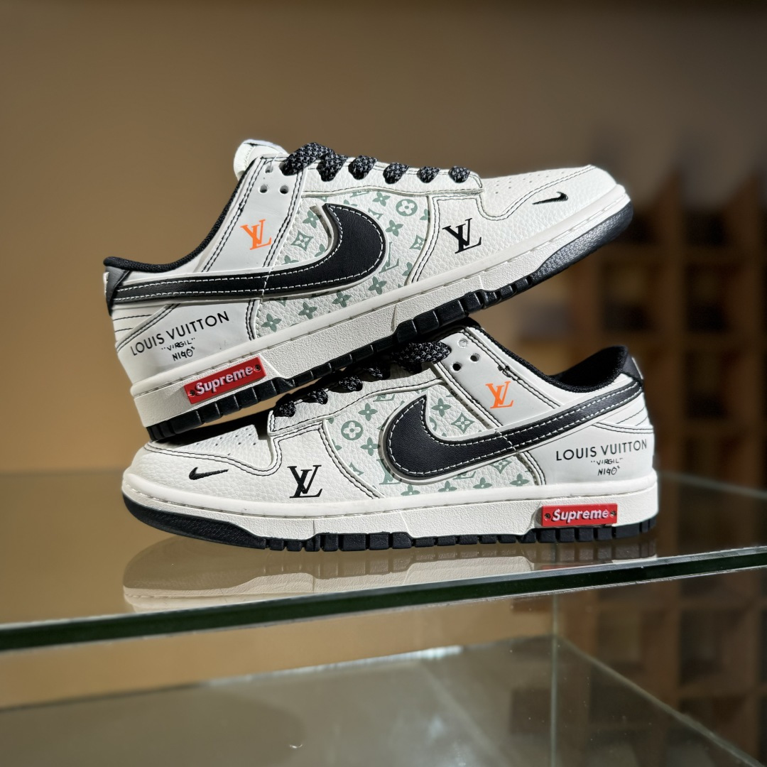 Nike SB Dunk Low 联名 黑勾 周年高端定制 低帮休闲板鞋 YX5066-359