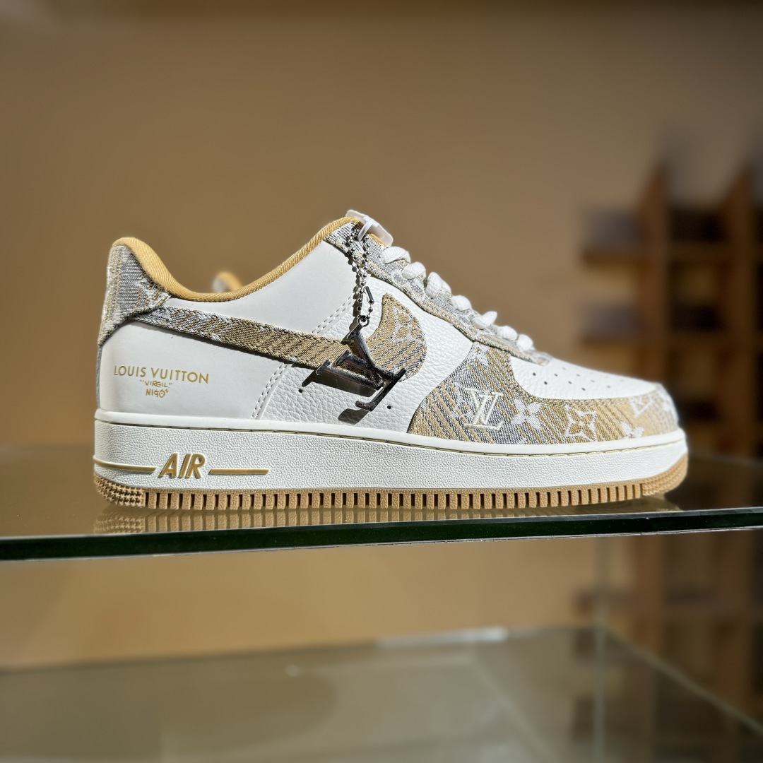 Nike Air Force 1’07 Low LV联名 卡其灰牛仔 空军一号低帮休闲运动板鞋 SC9207-542
