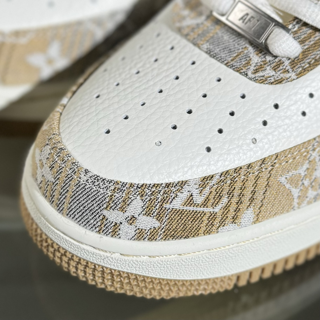 Nike Air Force 1'07 Low LV联名 卡其灰牛仔 空军一号低帮休闲运动板鞋 SC9207-542