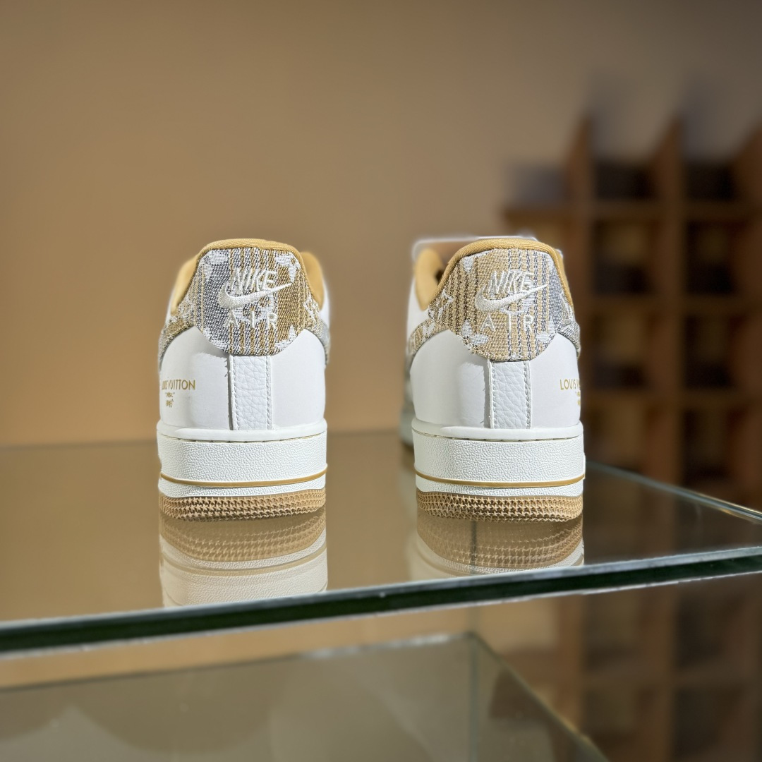 Nike Air Force 1'07 Low LV联名 卡其灰牛仔 空军一号低帮休闲运动板鞋 SC9207-542