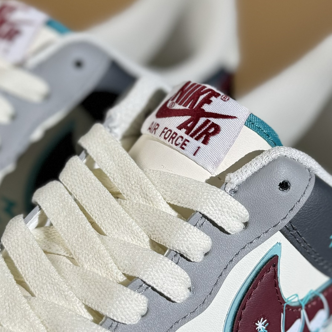 Nike Air Force 1'07 Low ”Stop Drinking” 戒酒骷髅 空军一号低帮休闲运动板鞋 LJ2288-666