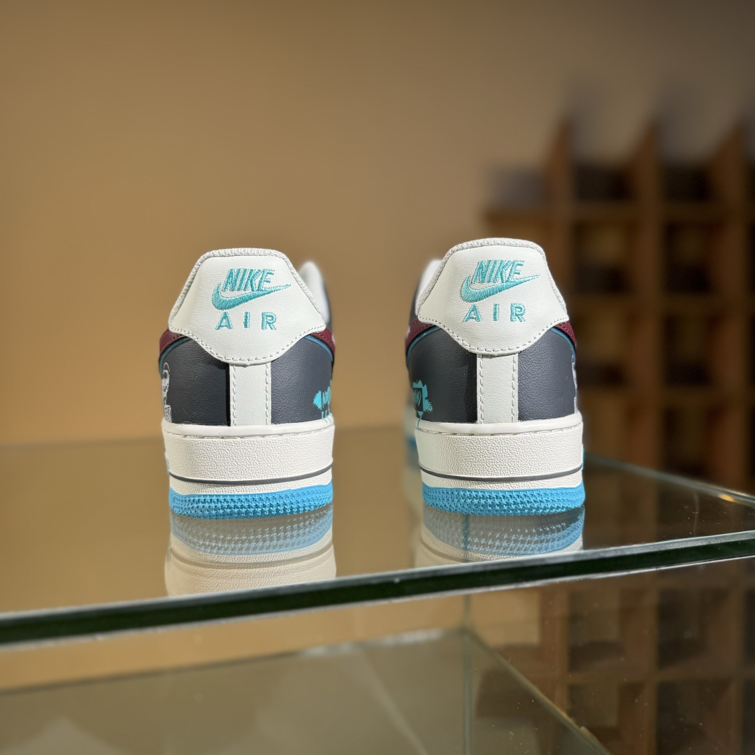 Nike Air Force 1'07 Low ”Stop Drinking” 戒酒骷髅 空军一号低帮休闲运动板鞋 LJ2288-666