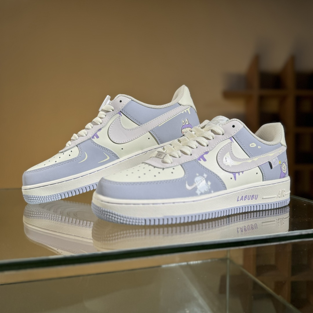 Nike Air Force 1 Low X Labubu “拉布布紫”空军一号低帮休闲运动板鞋 DB3301-221