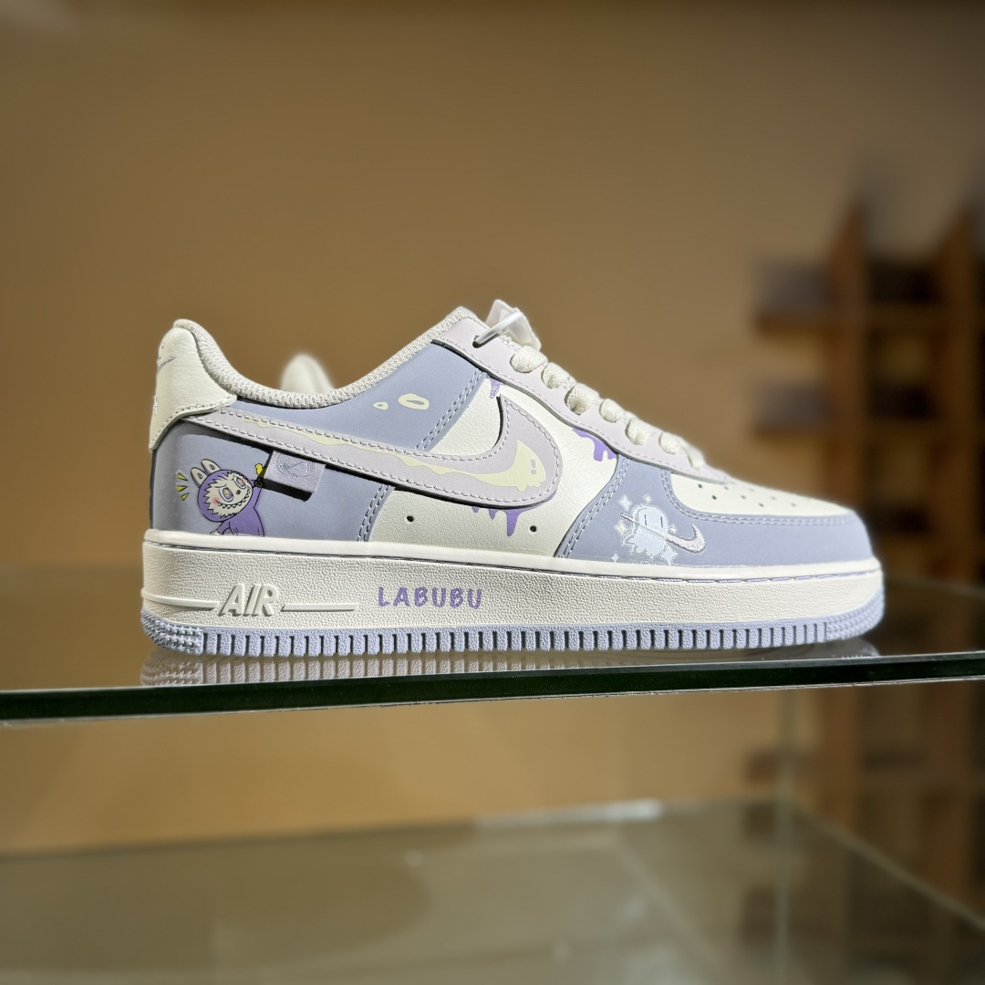 Nike Air Force 1 Low X Labubu “拉布布紫”空军一号低帮休闲运动板鞋 DB3301-221