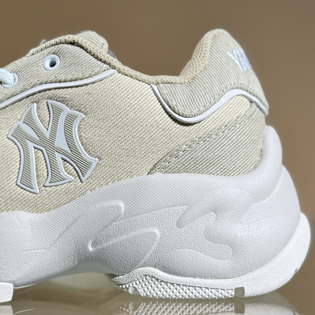 160 MLB 复古风格美国职业棒球大联盟 Bigball Chunky DENIM 系列 复古增高休闲老爹鞋 3ASHD075N