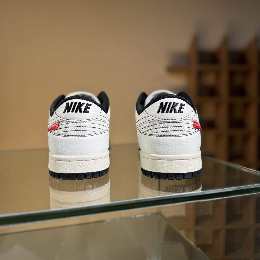 280 Nike SB Dunk Low 联名 奶白织布三小勾 低帮休闲板鞋 SC9207-424