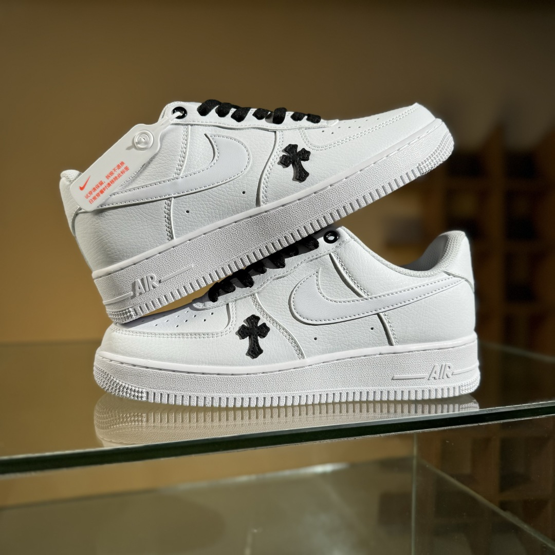 220 Nike Air Force 1 Low 07 白黑十字架