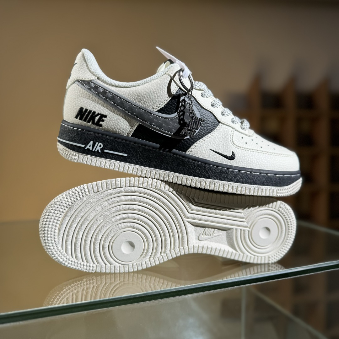260 Nike Air Force 1'07 Low 联名 双层米黑 空军一号低帮休闲板鞋 XX3168-206